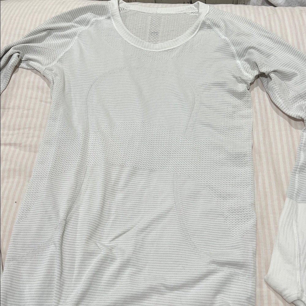 lululemon athletica White Long Sleeve Top